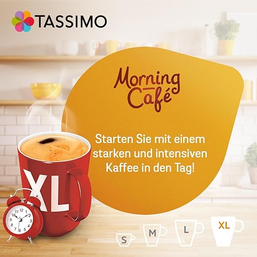 Tassimo Kapseln Morning Café XL Strong & Intense, Big Pack, 5 x 21 Pads, 105 Kaffeekapseln – Bild 7