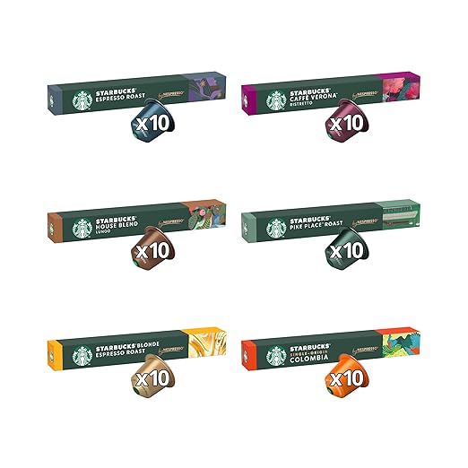 STARBUCKS Discovery Variety Pack by Nespresso, Kaffeekapseln mit einer Auswahl an hellen, mittleren und dunklen Röstungen, 6 x 10 (60 Kapseln) – Bild 4