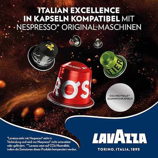 Lavazza Espresso Qualita Rossa , vollmundiger und ausgewogener Espresso, 30 Kapseln, Nespresso kompatibel – Bild 4