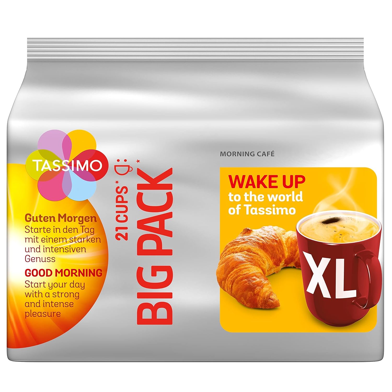 Tassimo Kapseln Morning Café XL Strong & Intense, Big Pack, 5 x 21 Pads, 105 Kaffeekapseln – Bild 5