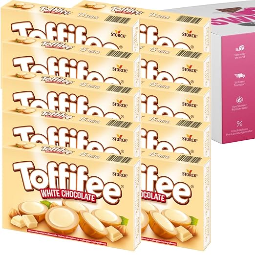 Toffifee Weiße Schokolade | Limited Edition White Chocolate | (10x 125g)